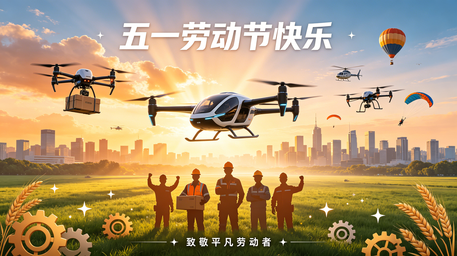 五一劳动节低空经济主题图.png